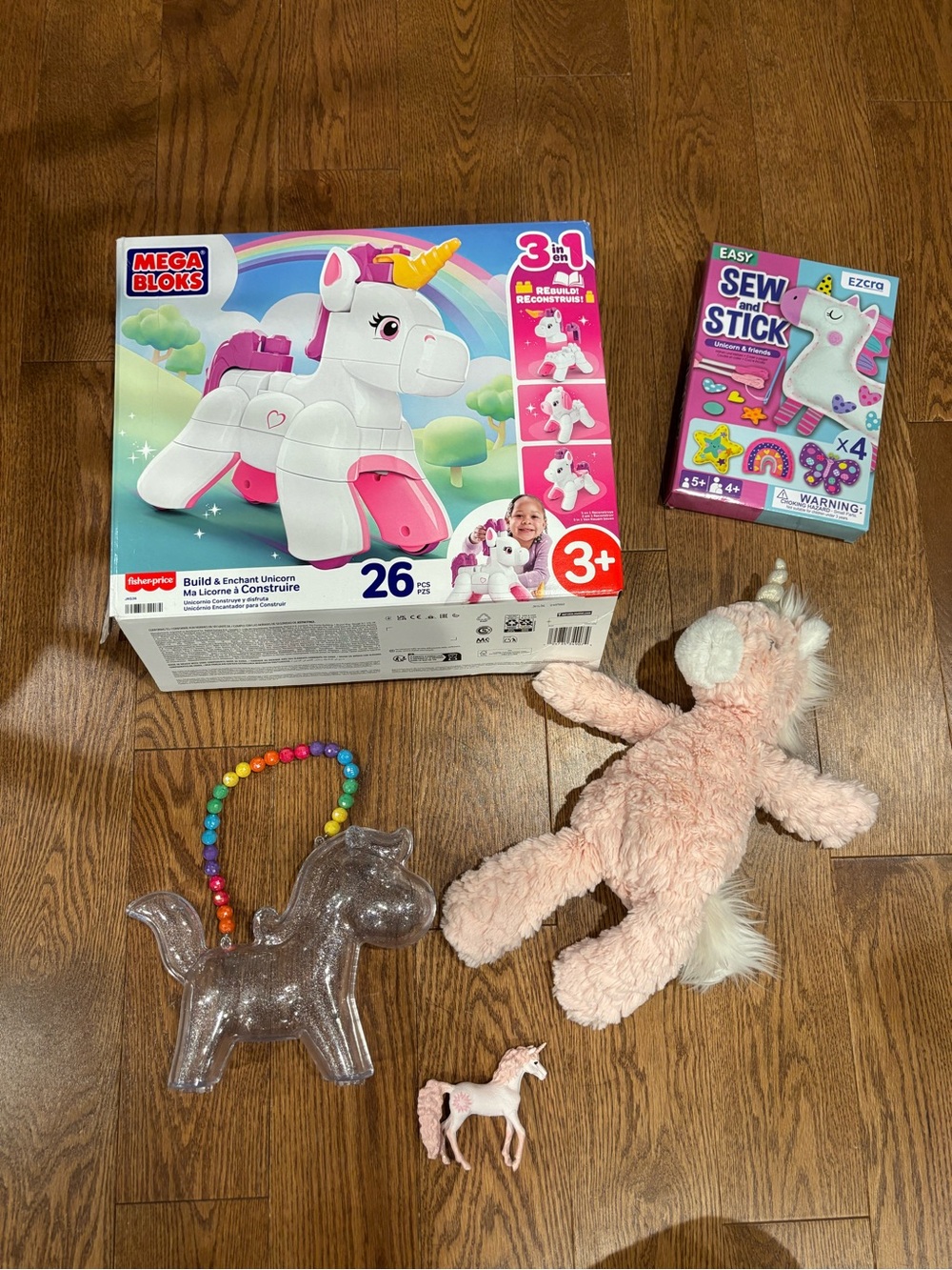 Girls unicorn toy bundle mega bloks schleich toys